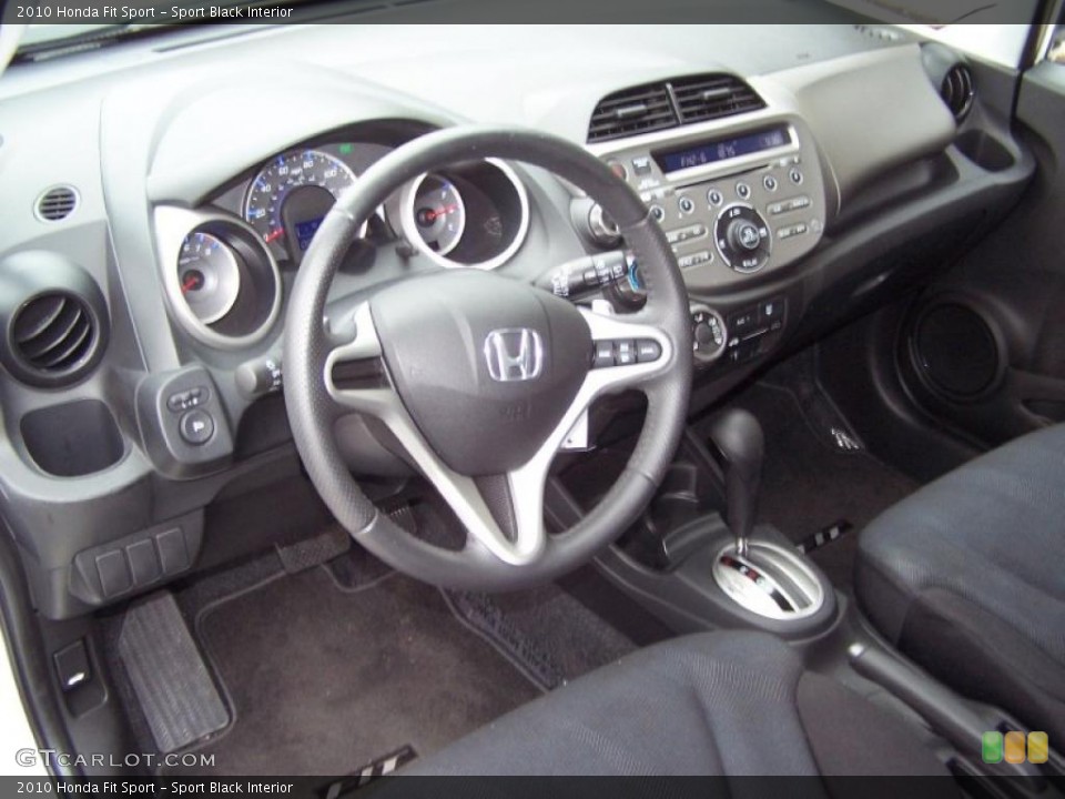 Sport Black Interior Photo for the 2010 Honda Fit Sport #37495404