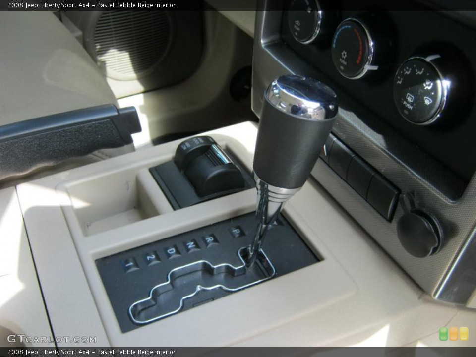 Pastel Pebble Beige Interior Transmission for the 2008 Jeep Liberty Sport 4x4 #37517754