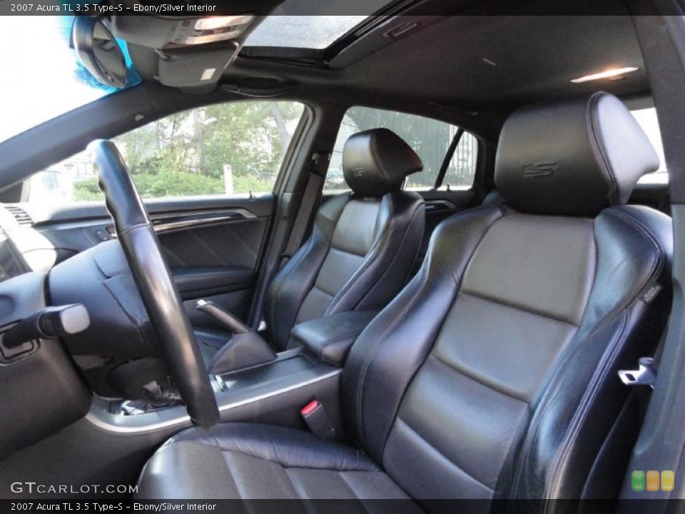 Ebony/Silver Interior Photo for the 2007 Acura TL 3.5 Type-S #37521928