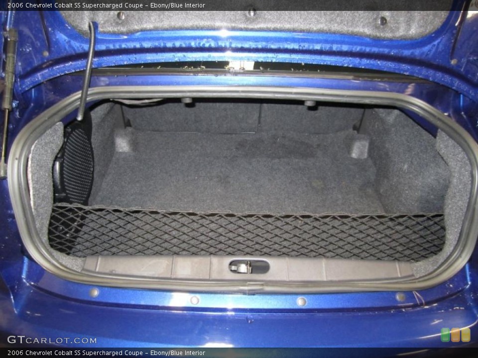 Ebony/Blue Interior Trunk for the 2006 Chevrolet Cobalt SS Supercharged Coupe #37533022
