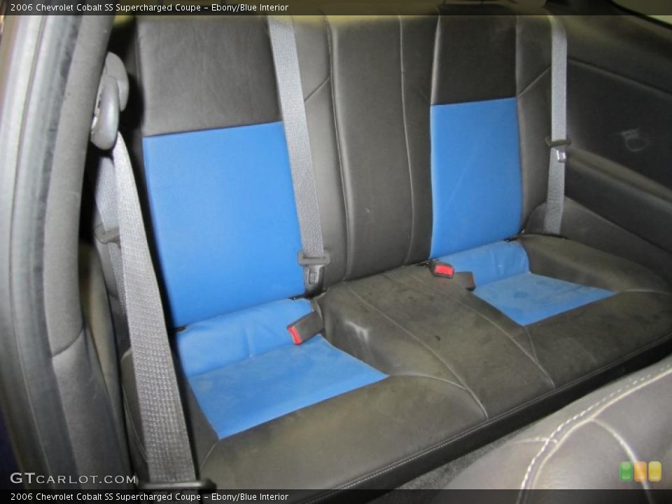 Ebony/Blue Interior Photo for the 2006 Chevrolet Cobalt SS Supercharged Coupe #37533064