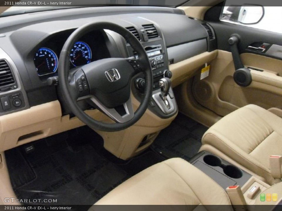 Ivory Interior Photo for the 2011 Honda CR-V EX-L #37535176