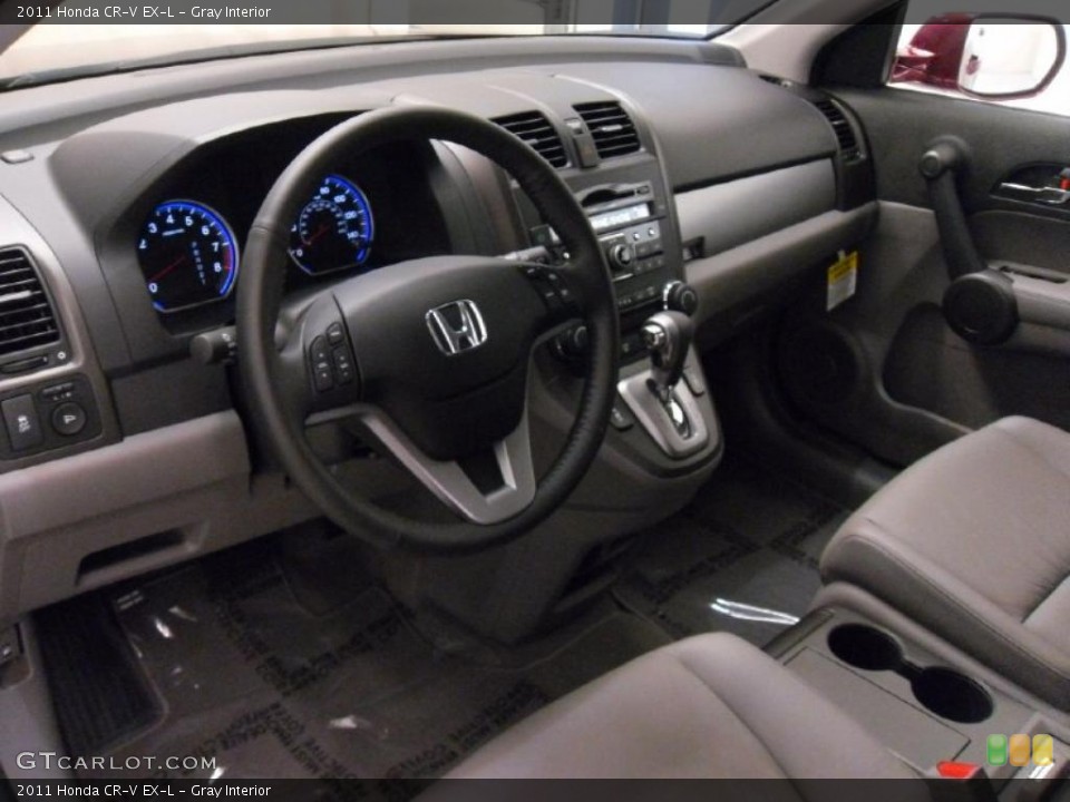 Gray Interior Photo for the 2011 Honda CR-V EX-L #37536536