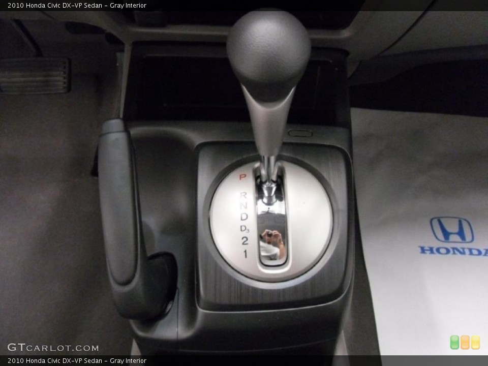 Gray Interior Transmission for the 2010 Honda Civic DX-VP Sedan #37537168