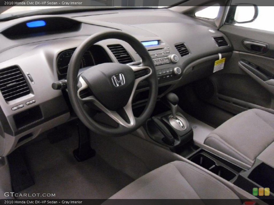 Gray Interior Photo for the 2010 Honda Civic DX-VP Sedan #37537420