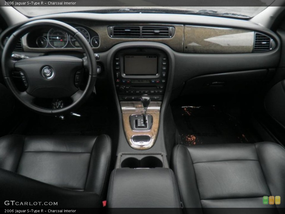 Charcoal Interior Dashboard for the 2006 Jaguar S-Type R #37543348