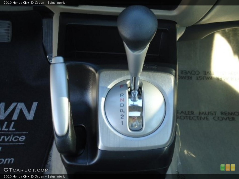 Beige Interior Transmission for the 2010 Honda Civic EX Sedan #37554984