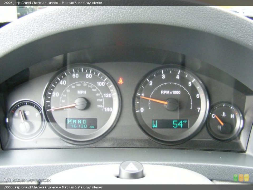Medium Slate Gray Interior Gauges for the 2006 Jeep Grand Cherokee Laredo #37590235