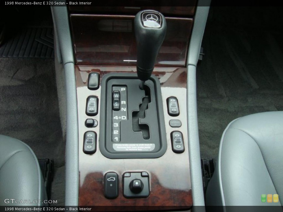 Black Interior Transmission for the 1998 Mercedes-Benz E 320 Sedan #37599243