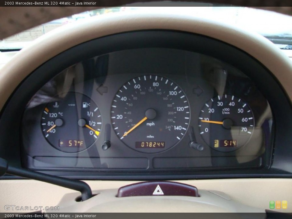 Java Interior Gauges for the 2003 Mercedes-Benz ML 320 4Matic #37605137