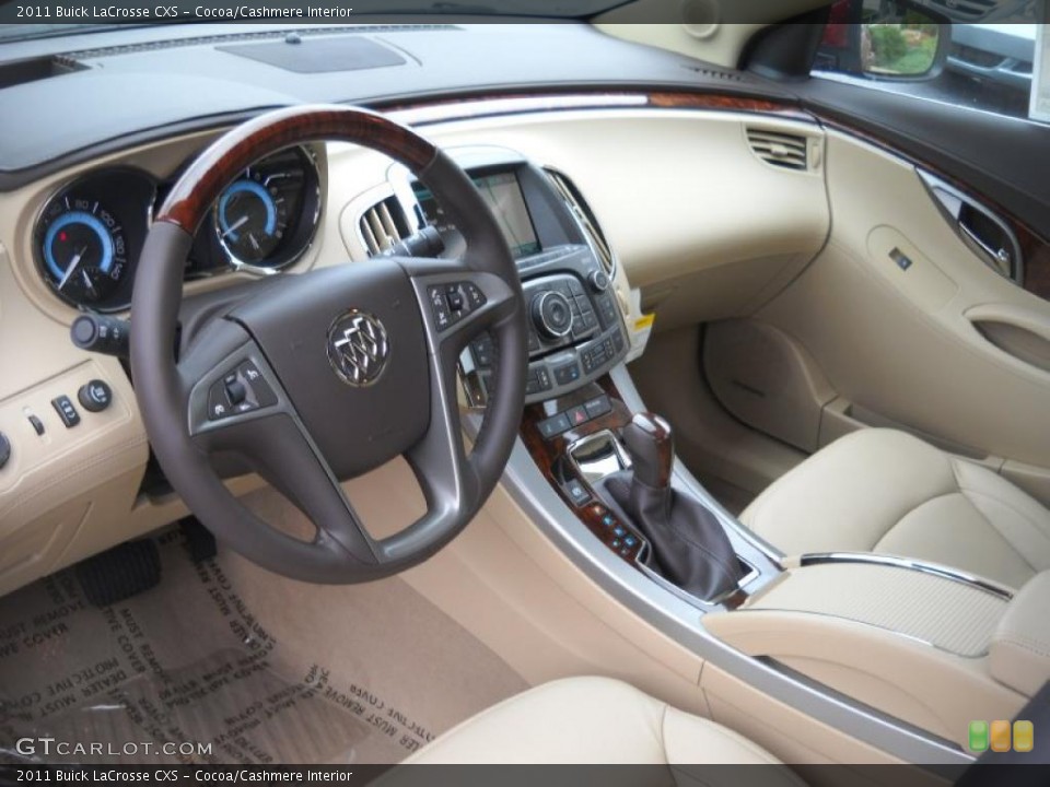 Cocoa/Cashmere Interior Photo for the 2011 Buick LaCrosse CXS #37615434