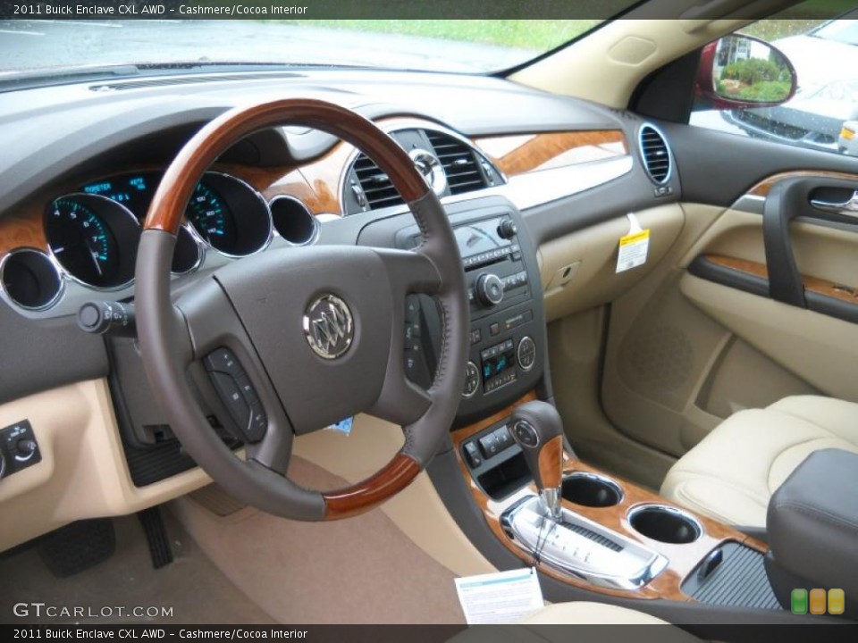 Cashmere/Cocoa Interior Photo for the 2011 Buick Enclave CXL AWD #37616722