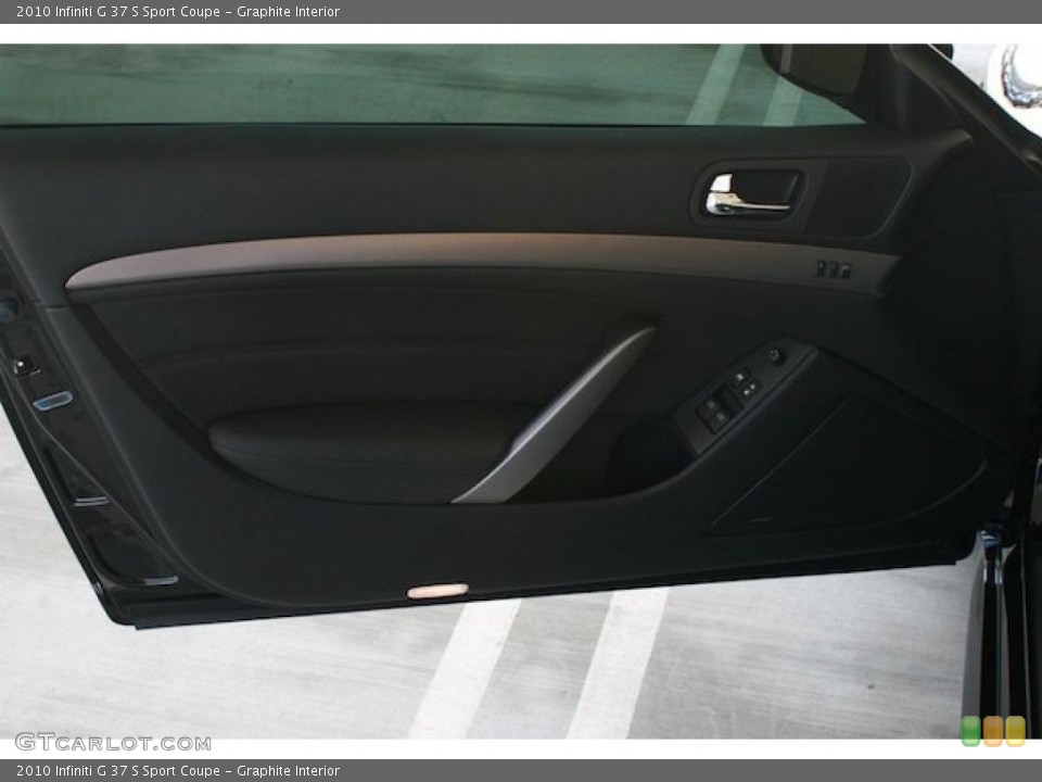 Graphite Interior Door Panel for the 2010 Infiniti G 37 S Sport Coupe #37616842