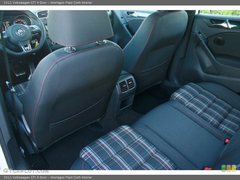 Interlagos Plaid Cloth Interior Photo for the 2011 Volkswagen GTI 4 Door #37636168
