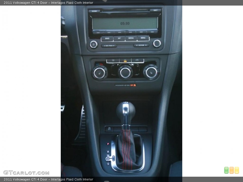 Interlagos Plaid Cloth Interior Transmission for the 2011 Volkswagen GTI 4 Door #37636172