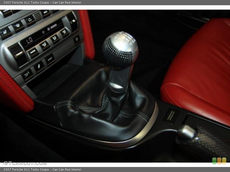 Can Can Red Interior Transmission for the 2007 Porsche 911 Turbo Coupe #37657142