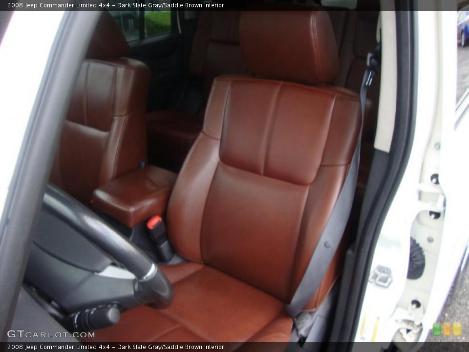 Dark Slate Gray/Saddle Brown Interior Photo for the 2008 Jeep Commander Limited 4x4 #37669326