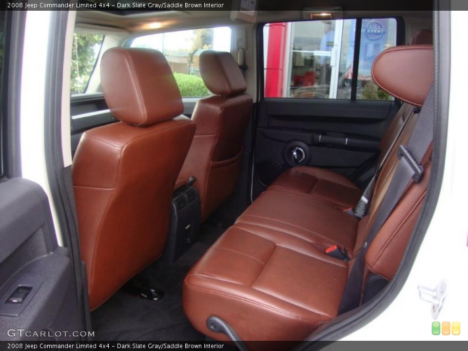 Dark Slate Gray/Saddle Brown Interior Photo for the 2008 Jeep Commander Limited 4x4 #37669550