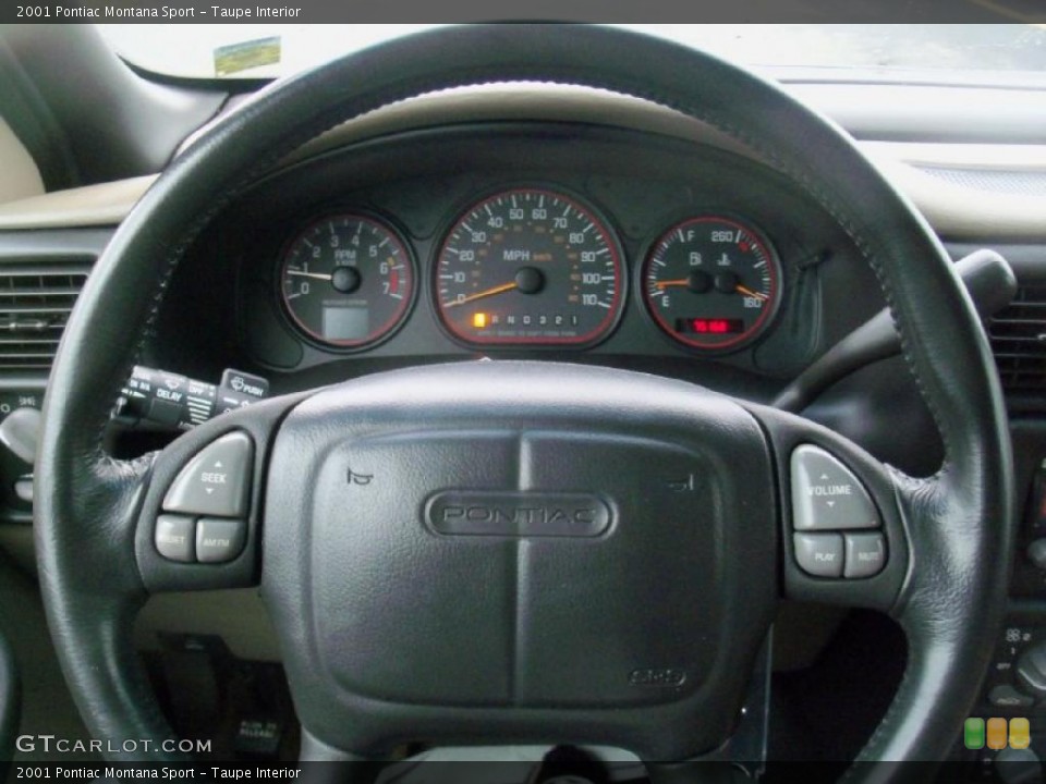Taupe 2001 Pontiac Montana Interiors