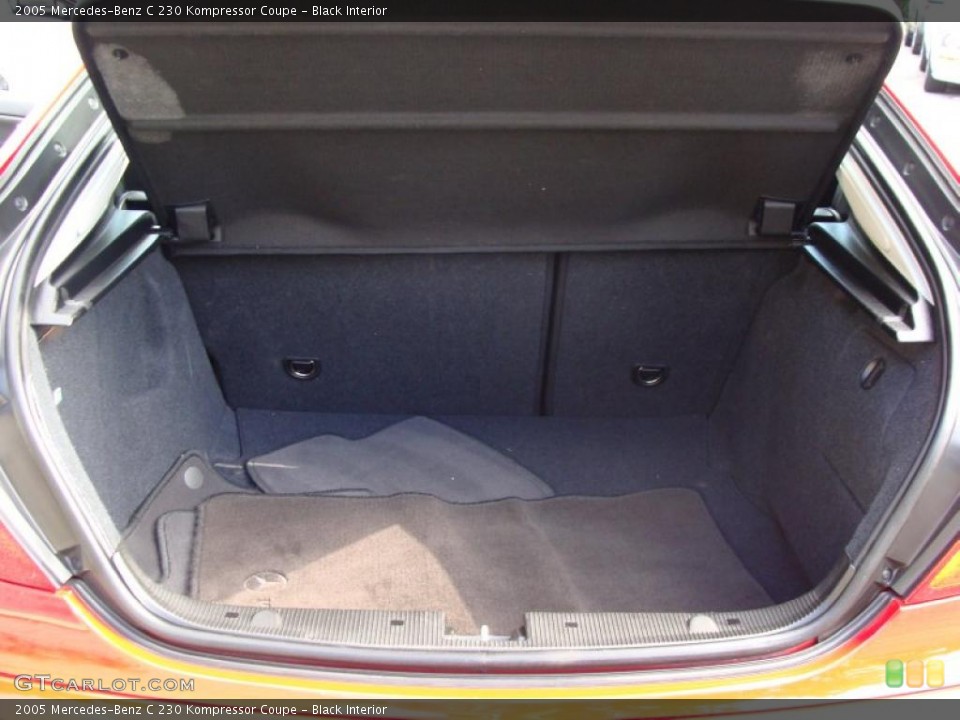 Black Interior Trunk for the 2005 Mercedes-Benz C 230 Kompressor Coupe #37684834