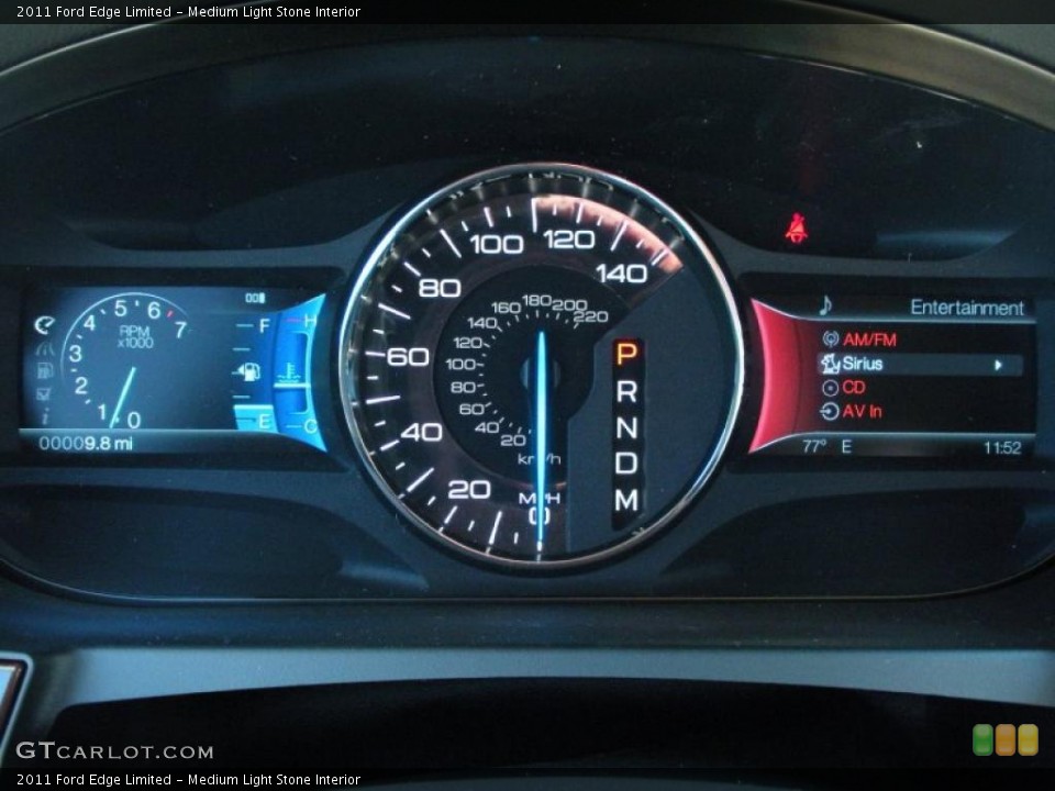 Medium Light Stone Interior Gauges for the 2011 Ford Edge Limited #37691886