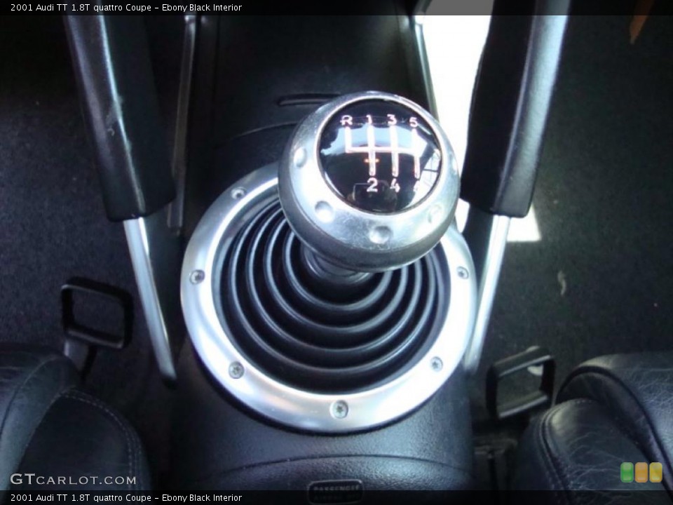 Ebony Black Interior Transmission for the 2001 Audi TT 1.8T quattro Coupe #37723683