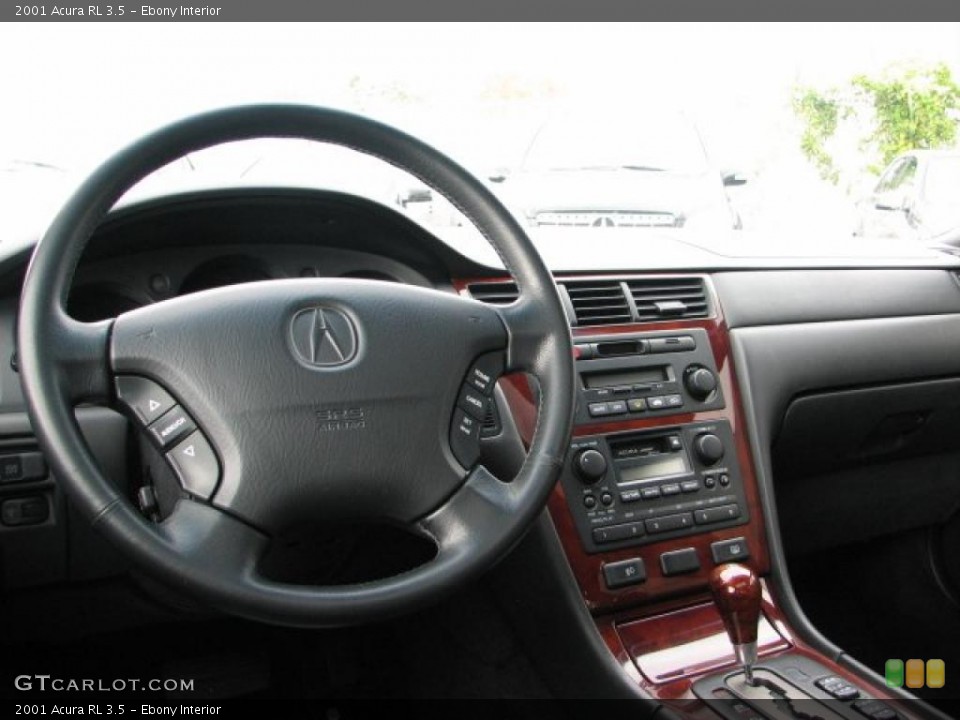 Ebony Interior Steering Wheel for the 2001 Acura RL 3.5 #37767538