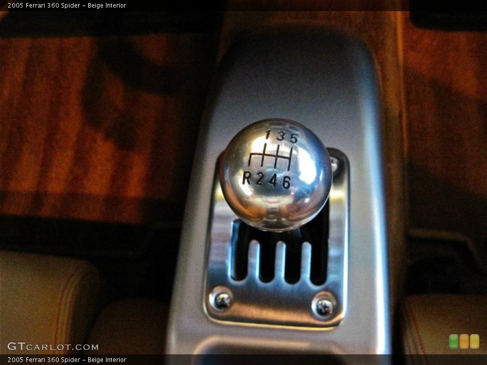 Beige Interior Transmission for the 2005 Ferrari 360 Spider #37771474