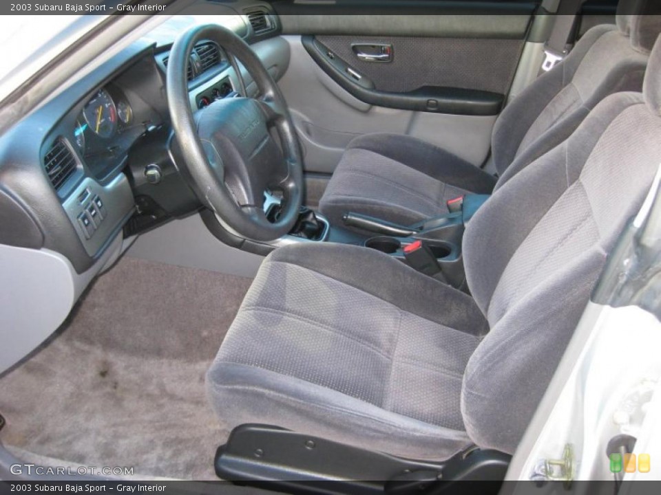 Gray Interior Photo for the 2003 Subaru Baja Sport #37778988