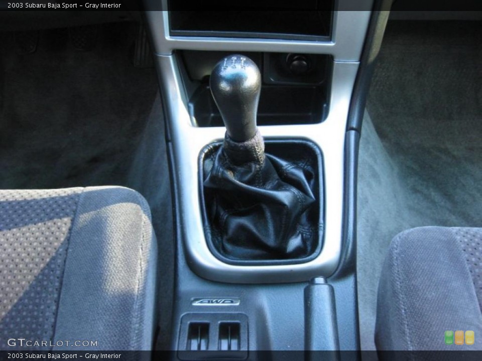 Gray Interior Transmission for the 2003 Subaru Baja Sport #37779212