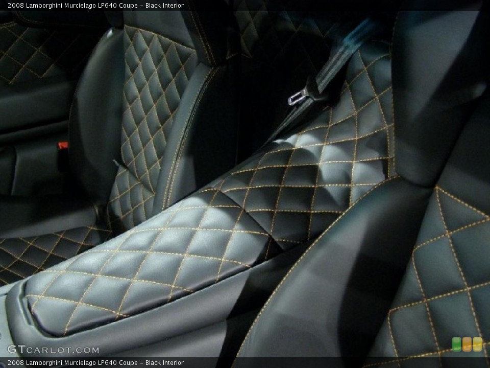 Black Interior Photo for the 2008 Lamborghini Murcielago LP640 Coupe #37782728