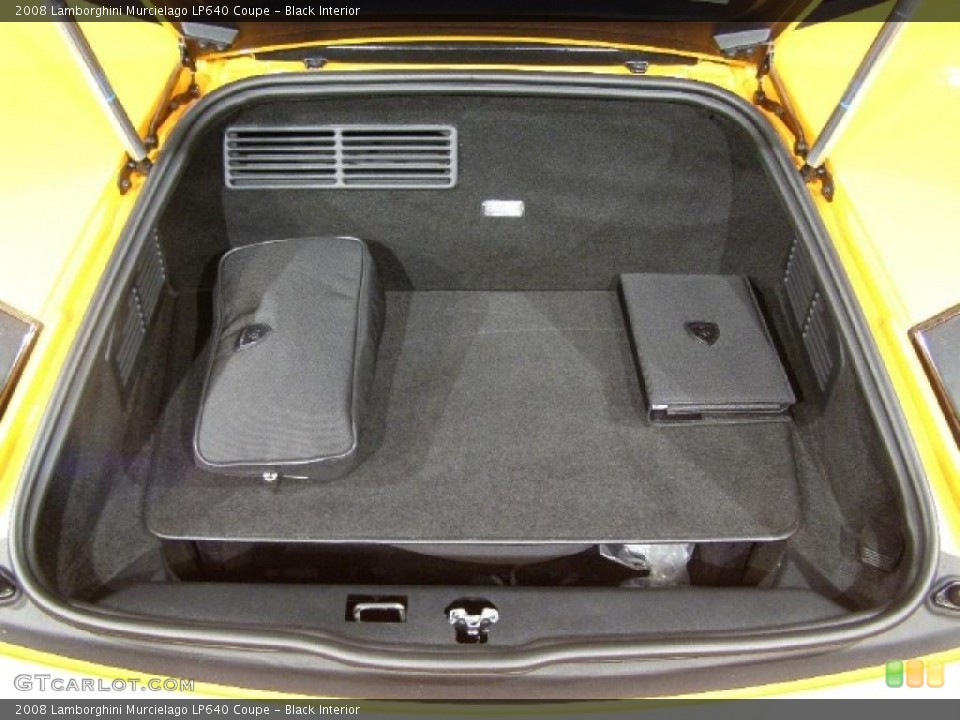 Black Interior Trunk for the 2008 Lamborghini Murcielago LP640 Coupe #37782760