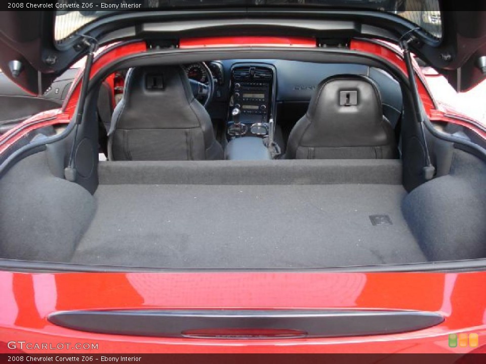 Ebony Interior Trunk for the 2008 Chevrolet Corvette Z06 #37785884