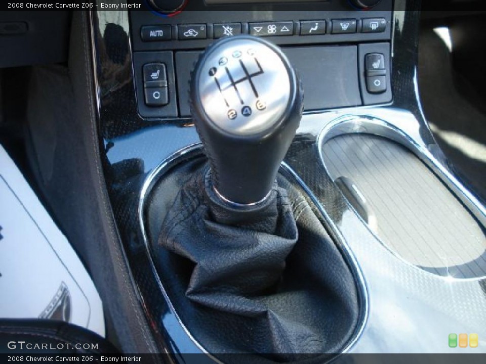 Ebony Interior Transmission for the 2008 Chevrolet Corvette Z06 #37785976