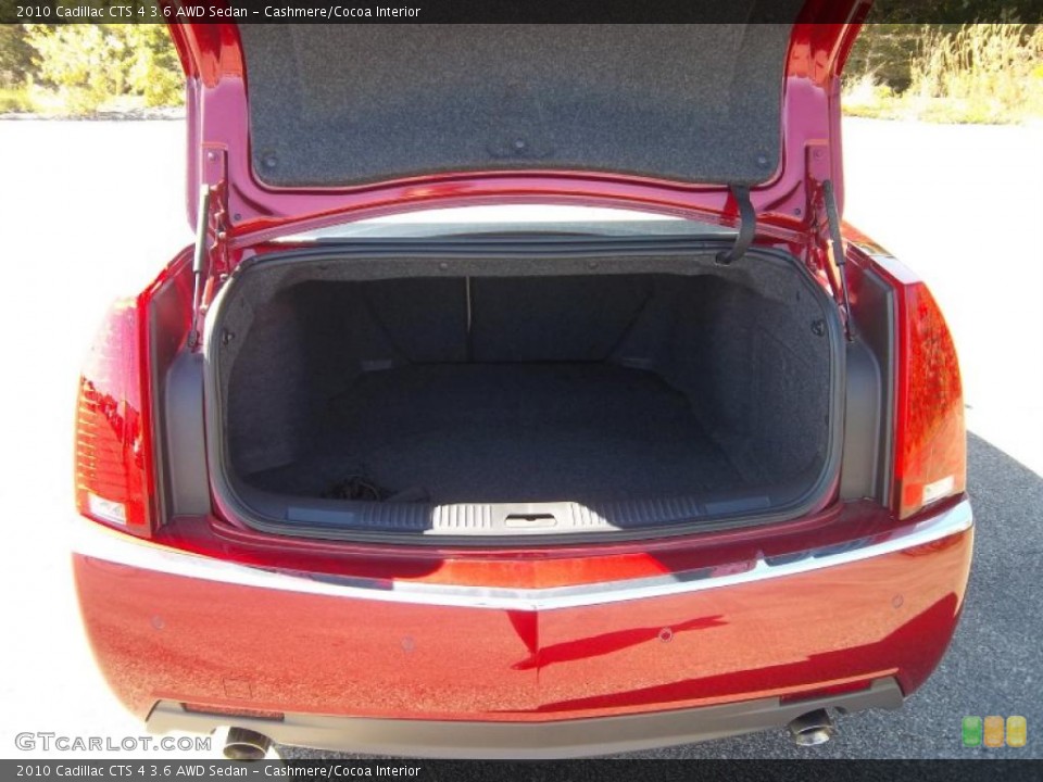 Cashmere/Cocoa Interior Trunk for the 2010 Cadillac CTS 4 3.6 AWD Sedan #37790852