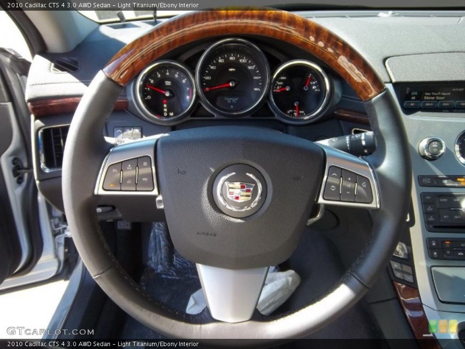 Light Titanium/Ebony Interior Steering Wheel for the 2010 Cadillac CTS 4 3.0 AWD Sedan #37792672