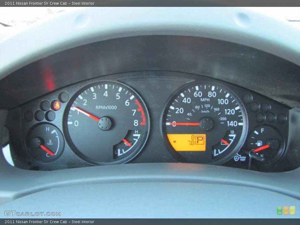 Steel Interior Gauges for the 2011 Nissan Frontier SV Crew Cab #37799175