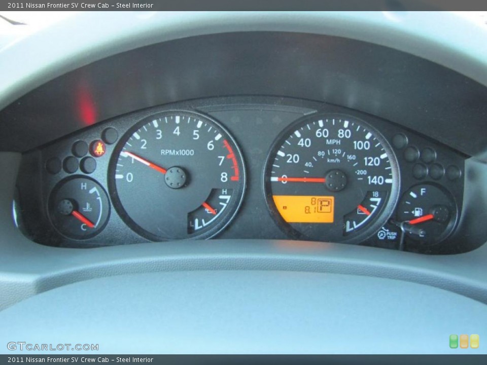 Steel Interior Gauges for the 2011 Nissan Frontier SV Crew Cab #37799544