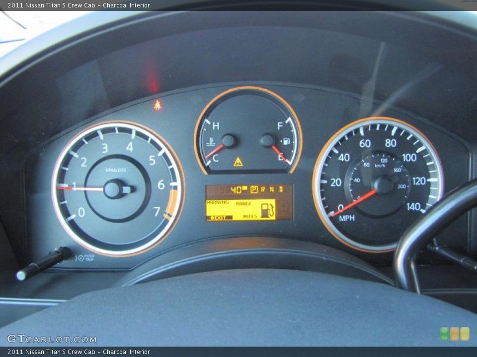 Charcoal Interior Gauges for the 2011 Nissan Titan S Crew Cab #37800184