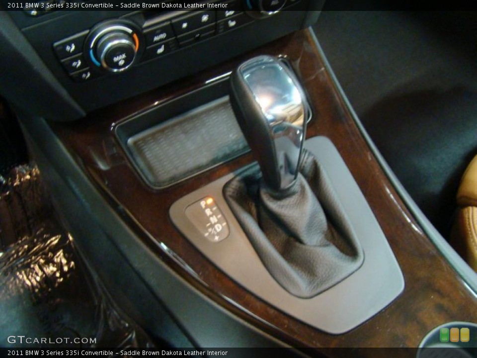 Saddle Brown Dakota Leather Interior Transmission for the 2011 BMW 3 Series 335i Convertible #37800252
