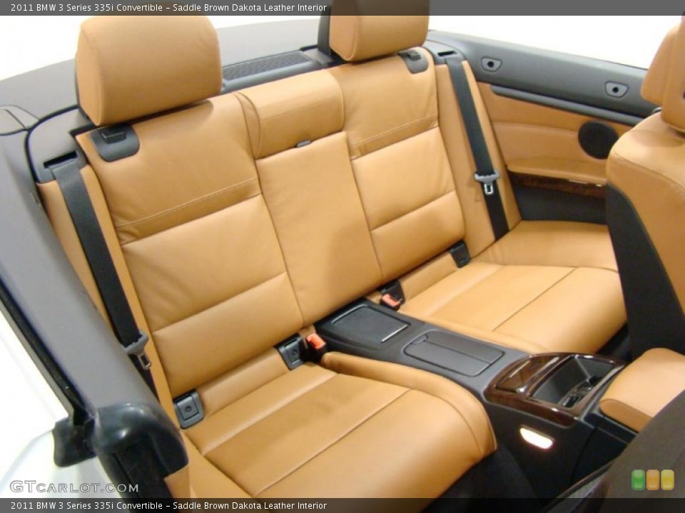 Saddle Brown Dakota Leather Interior Photo for the 2011 BMW 3 Series 335i Convertible #37800284