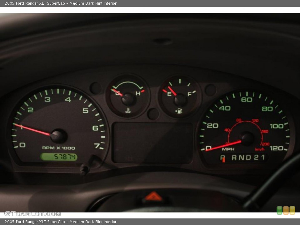 Medium Dark Flint Interior Gauges for the 2005 Ford Ranger XLT SuperCab #37800712