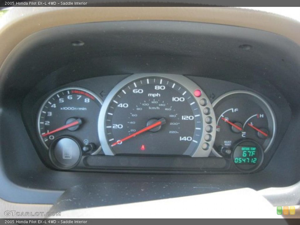 Saddle Interior Gauges for the 2005 Honda Pilot EX-L 4WD #37802928