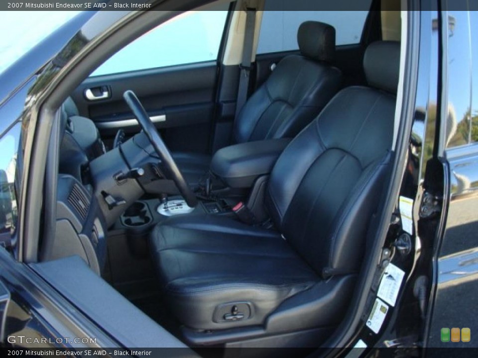 Black Interior Photo for the 2007 Mitsubishi Endeavor SE AWD #37804096