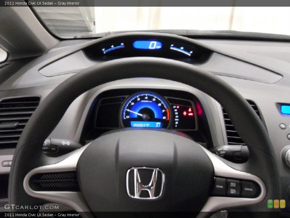 Gray Interior Gauges for the 2011 Honda Civic LX Sedan #37805124