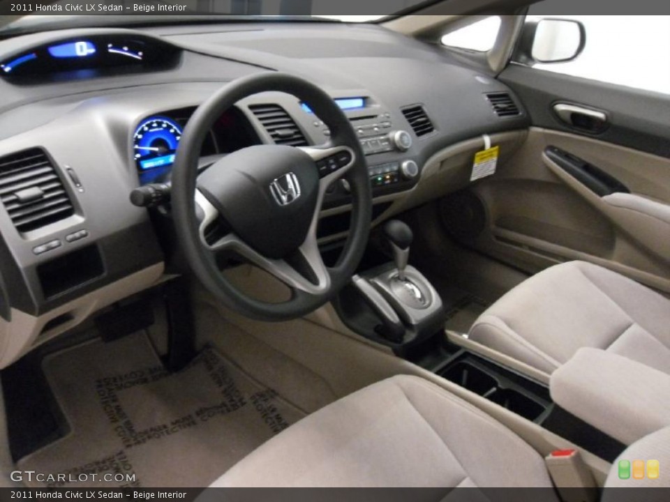 Beige Interior Photo for the 2011 Honda Civic LX Sedan #37805664