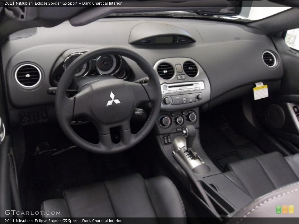 Dark Charcoal Interior Photo for the 2011 Mitsubishi Eclipse Spyder GS Sport #37806528