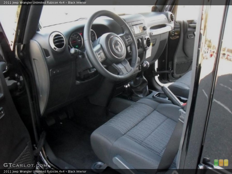 Black Interior Photo for the 2011 Jeep Wrangler Unlimited Rubicon 4x4 #37807584