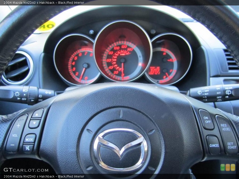 Black/Red Interior Gauges for the 2004 Mazda MAZDA3 s Hatchback #37813662