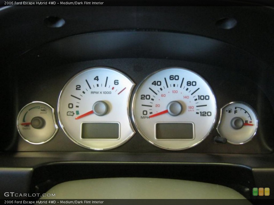 Medium/Dark Flint Interior Gauges for the 2006 Ford Escape Hybrid 4WD #37824530